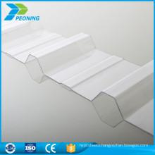 UV Protection lightweight pc corrugated plastic roof sheet